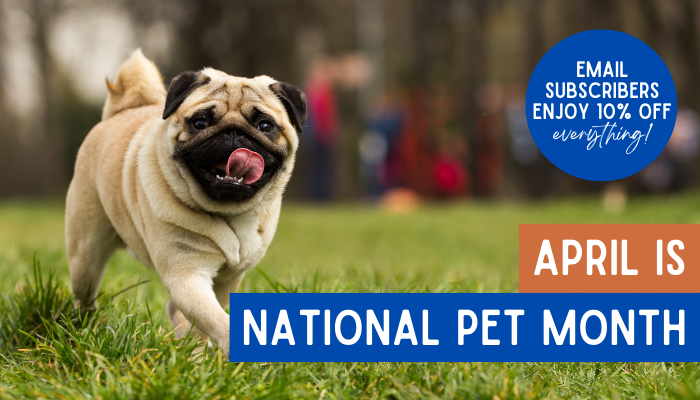 April is National Pet Month