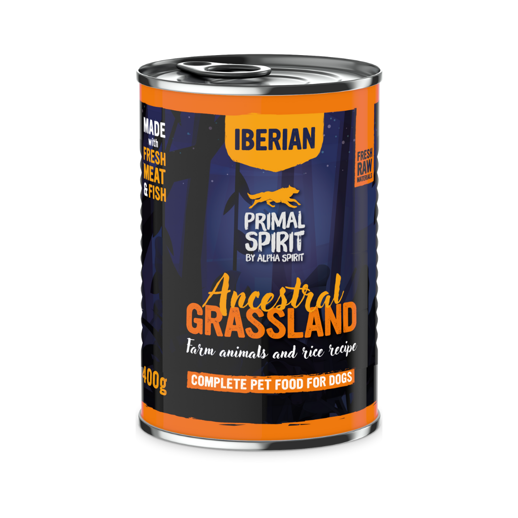 Iberian Ancestral Grassland Complete Wet Canned Dog Food (6 x 400g)