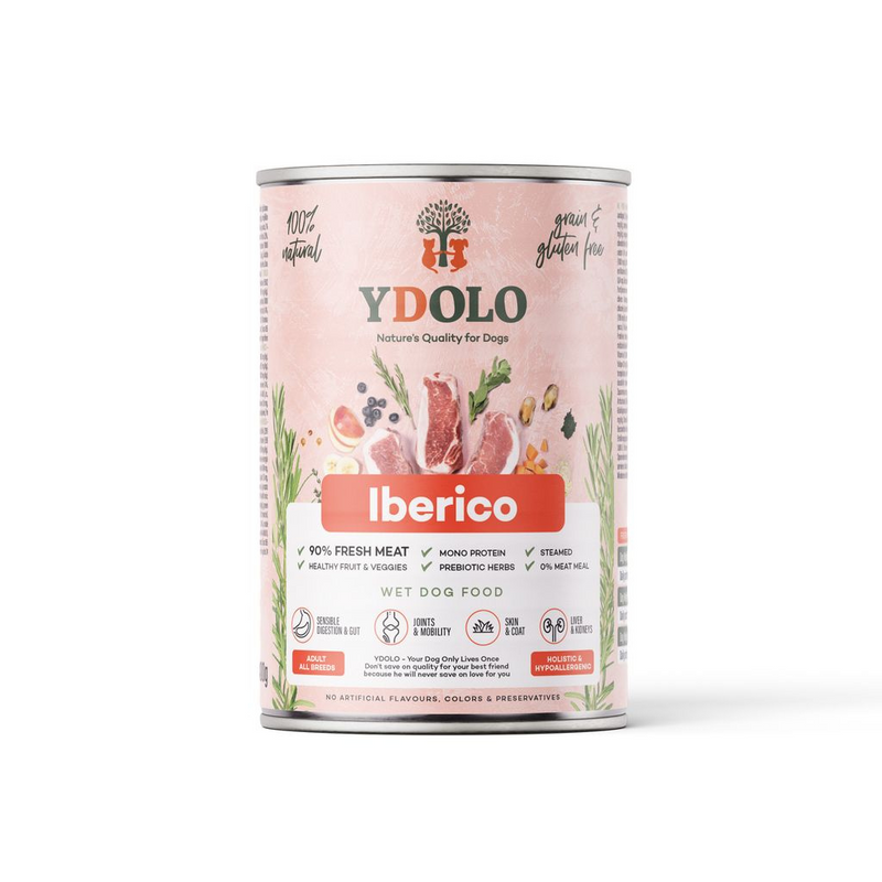 Iberico Complete Wet Food for Dogs – Healthy and Pure (6 x 400g)