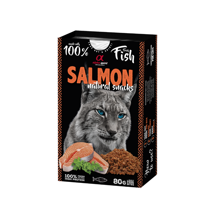 Salmon Natural Cat Treats (80g)