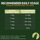 Sardine Complete Wet Food Can for Cats (6 x 200g)