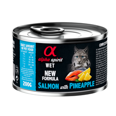 Salmon with Pineapple Complete Wet Food Can for Cats (6 x 200g)