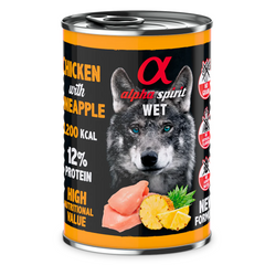 Chicken with Pineapple Complete Wet Canned Dog Food (6 x 400g)
