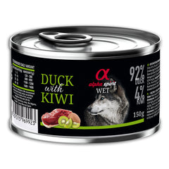 Duck with Kiwi Complete Wet Canned Dog Food (6 x 150g)
