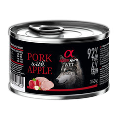 Pork with Apple Complete Wet Canned Dog Food (6 x 150g)