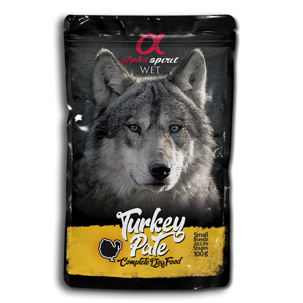 Turkey Pate Pouch for Dogs (24 x 100g)
