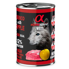 Pork with Yellow Apple Complete Wet Canned Dog Food (6 x 400g)