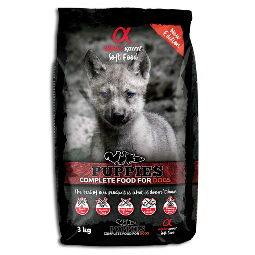 Complete Alpha Spirit Dog Food For Puppies – Semi-Moist (3kg) | Sabre Wholesale