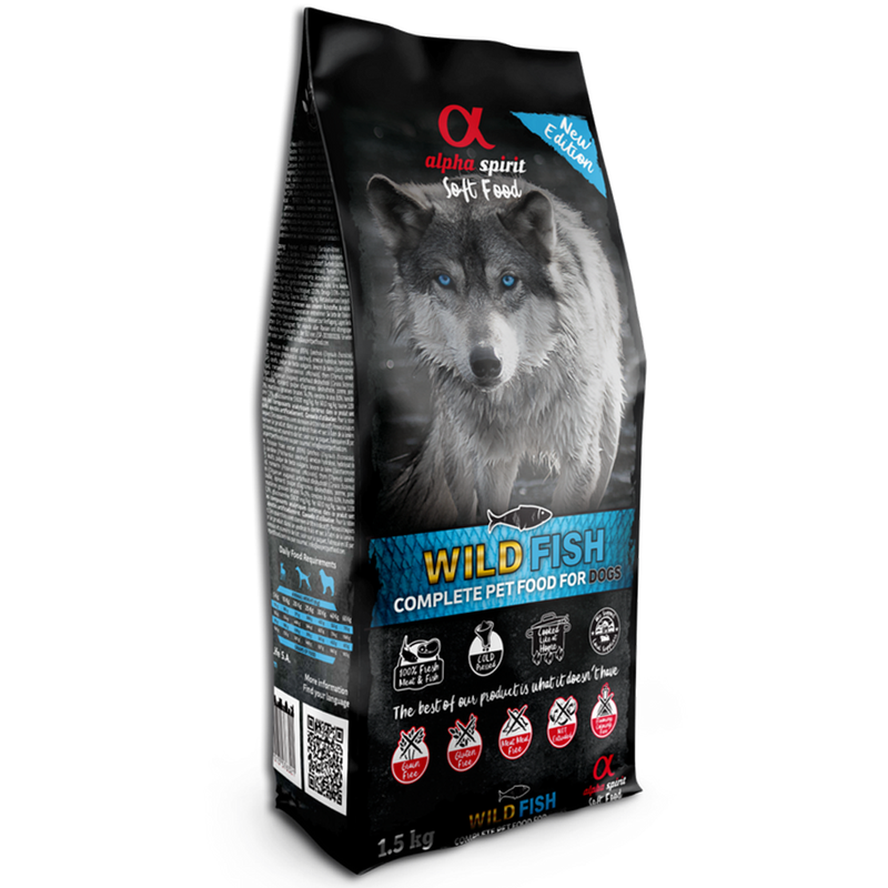 Wild Fish Complete Dog Food – Semi-Moist (1.5kg)