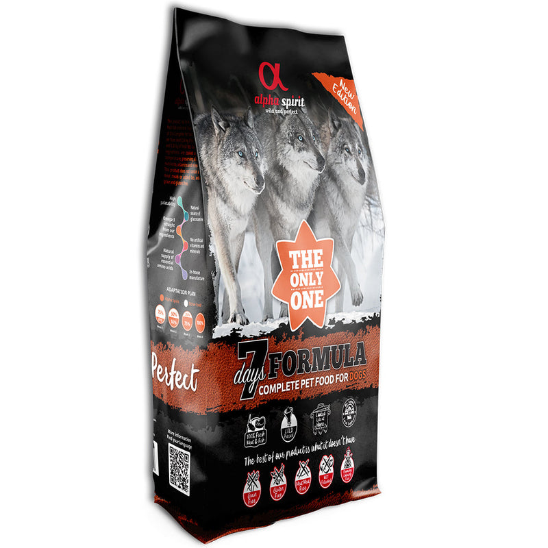 Alpha Spirit 7 Day Formula Complete Dog Food 3kg | Sabre Wholesale